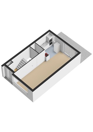 Floorplan - Noorder Kerkedijk 169, 3078 PD Rotterdam